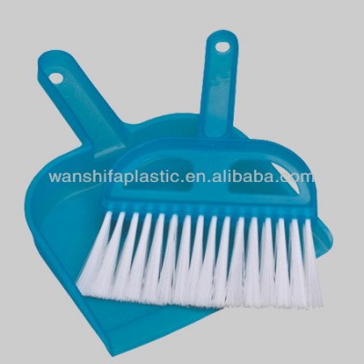 plastic clean broom with dustpan